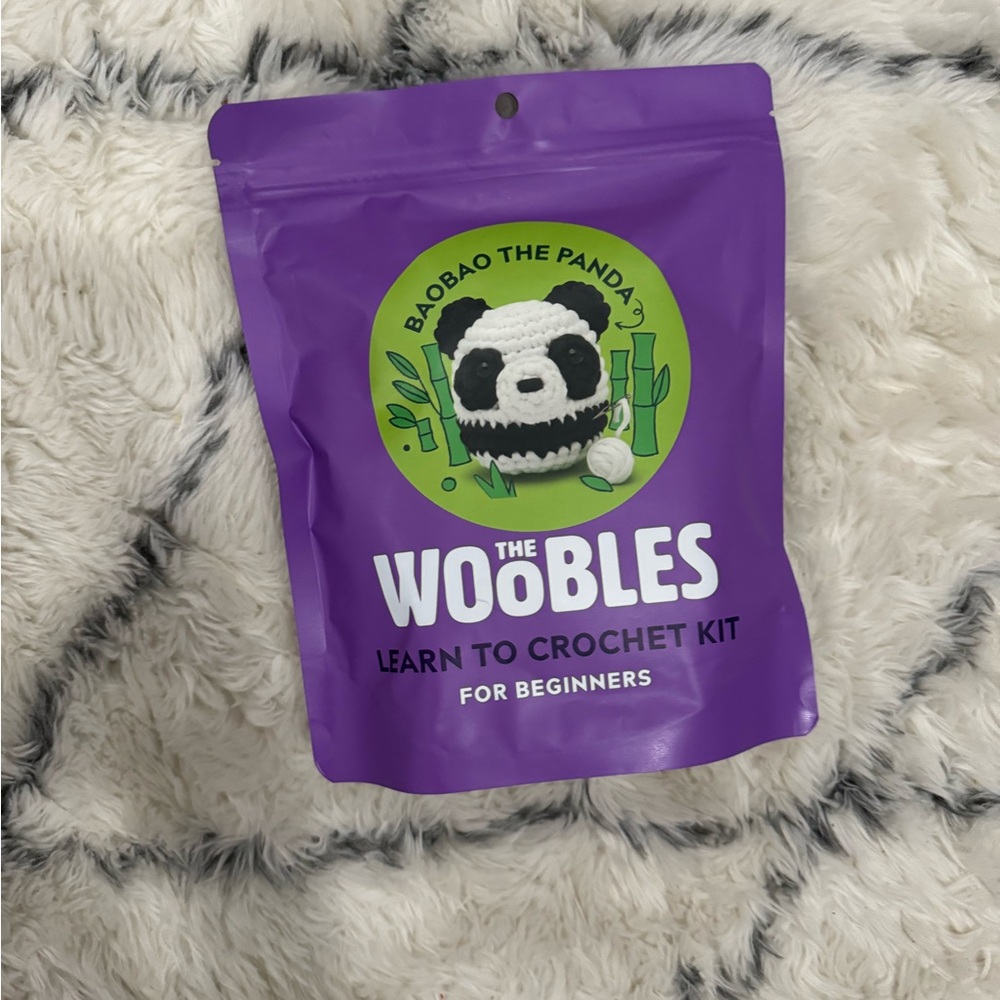 Purple Learn to Crochet Kit for Beginners